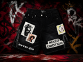 Mixed Emotion Patchwork Shorts